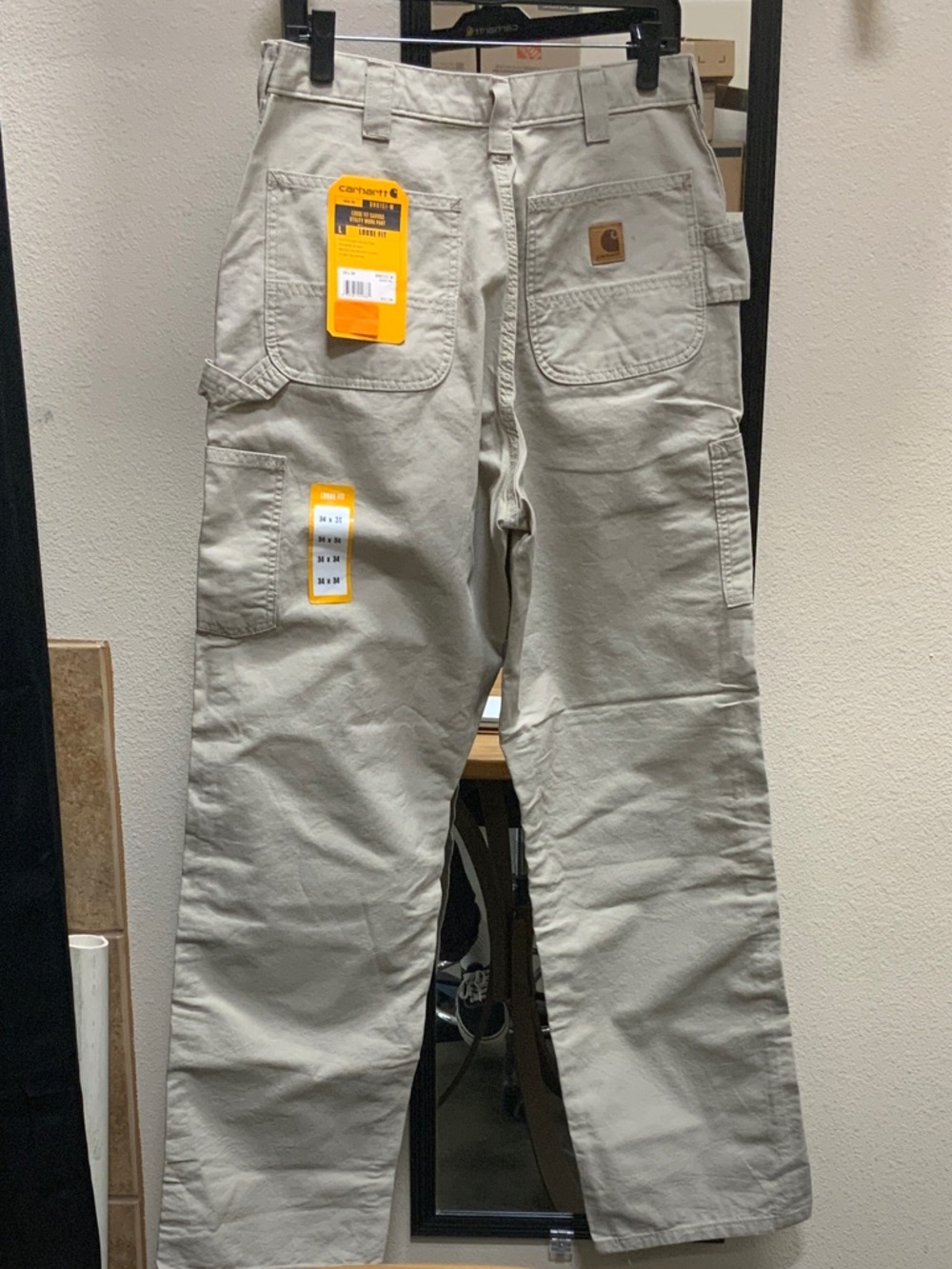 Carhartt Light Tan Utility Work Pants